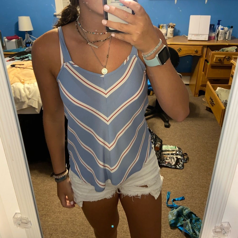 Blue tank